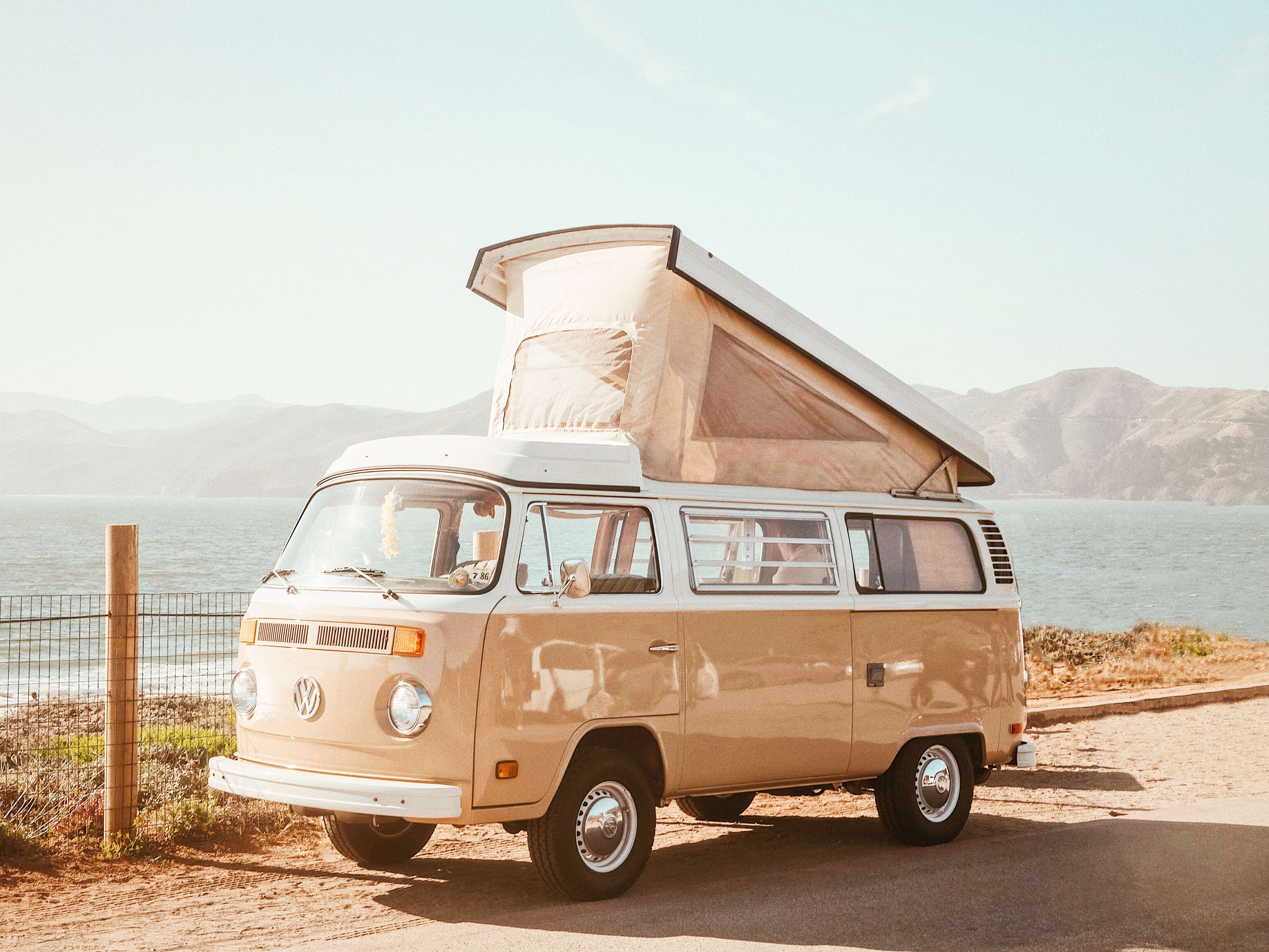 vintage van with hightop