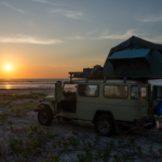 vanlifer at the beach