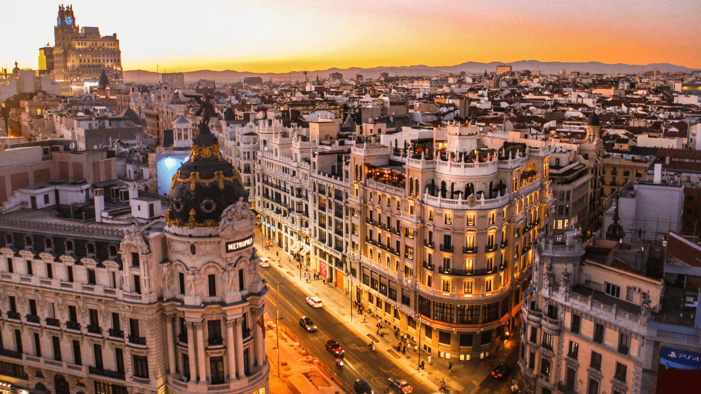 beautiful view of barcelona